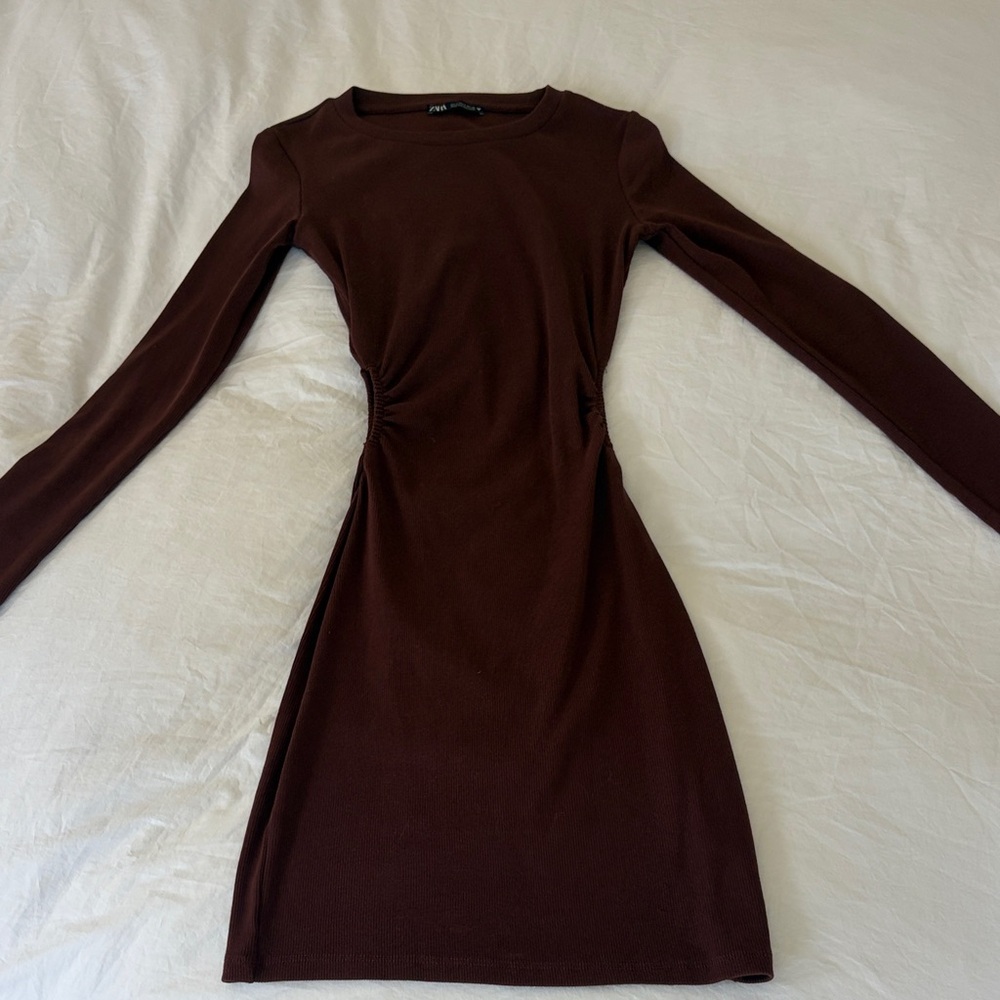 Zara bodycon dress with cutouts
